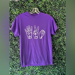 420 hand signs tee